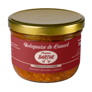 Bolognaise de canard