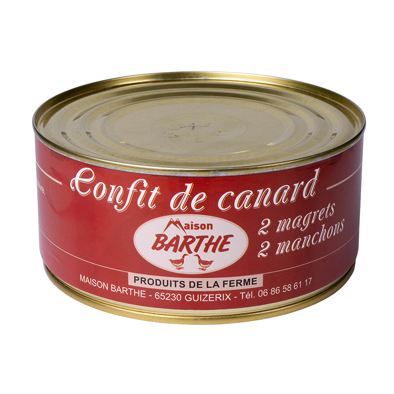 Confit de Canard (2 Magrets et 2 Manchons)
