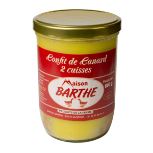 Cuisses de canard confites (2, 4 ou 6 cuisses)