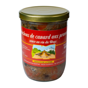 Manchons de canard aux pruneaux
