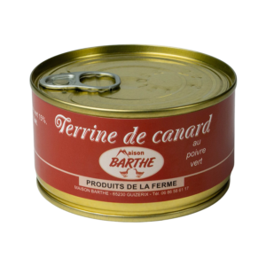Terrine de canard au poivre vert